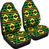 African Geometric Print Pattern Universal Fit Car Seat Covers