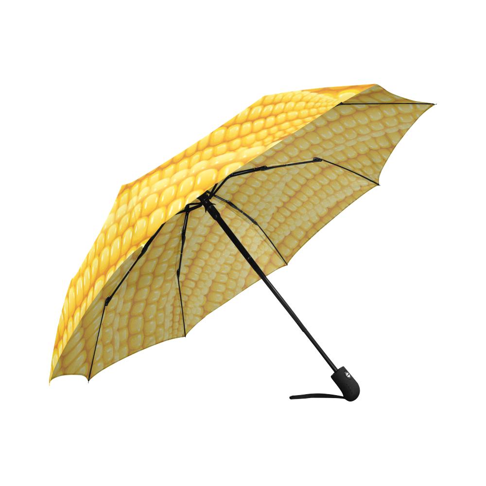 Agricultural Corn cob Pattern Automatic Foldable Umbrella