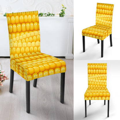 Agricultural Corn cob Pattern Dinning Chair Slipper-JTAMIGO.COM