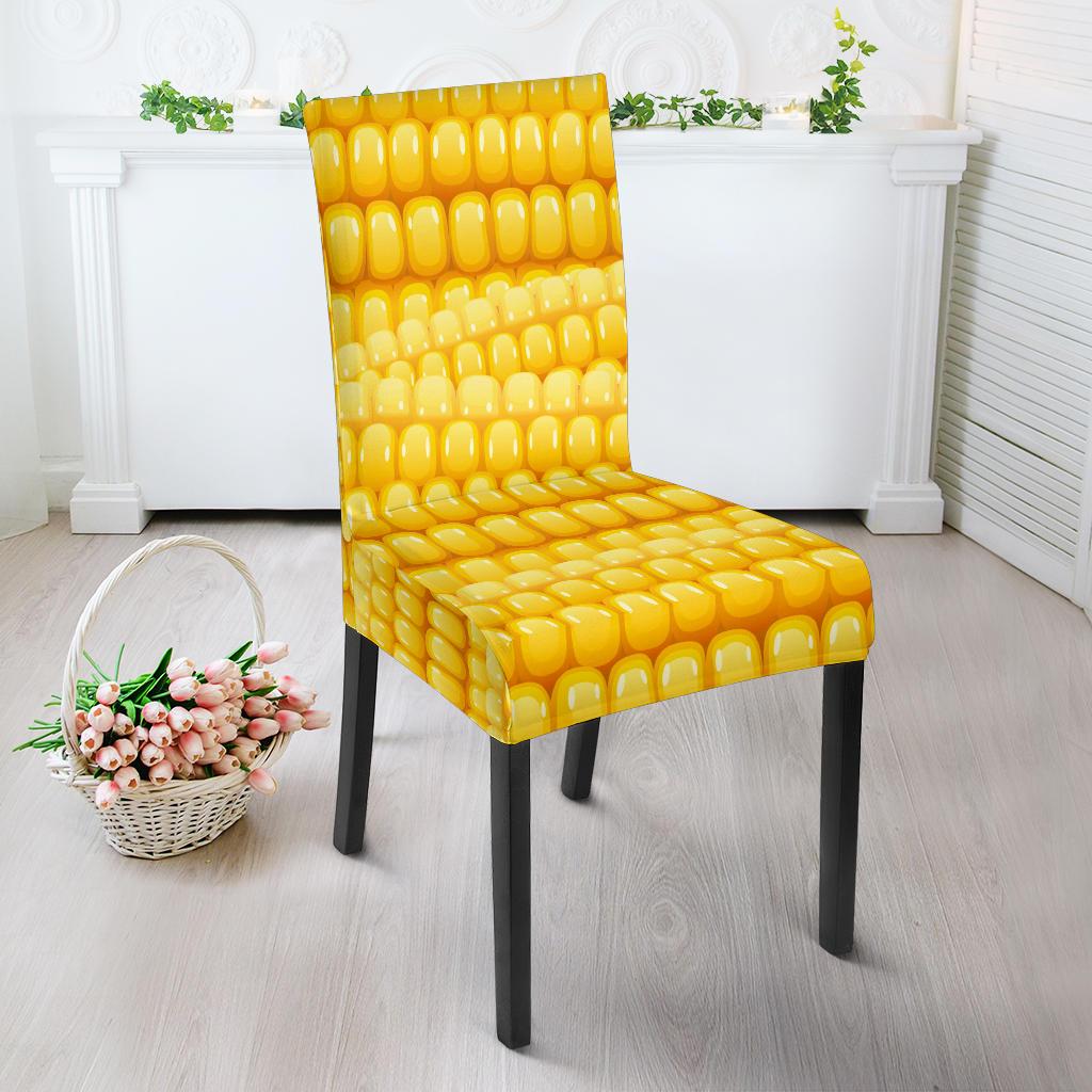 Agricultural Corn cob Pattern Dinning Chair Slipper-JTAMIGO.COM