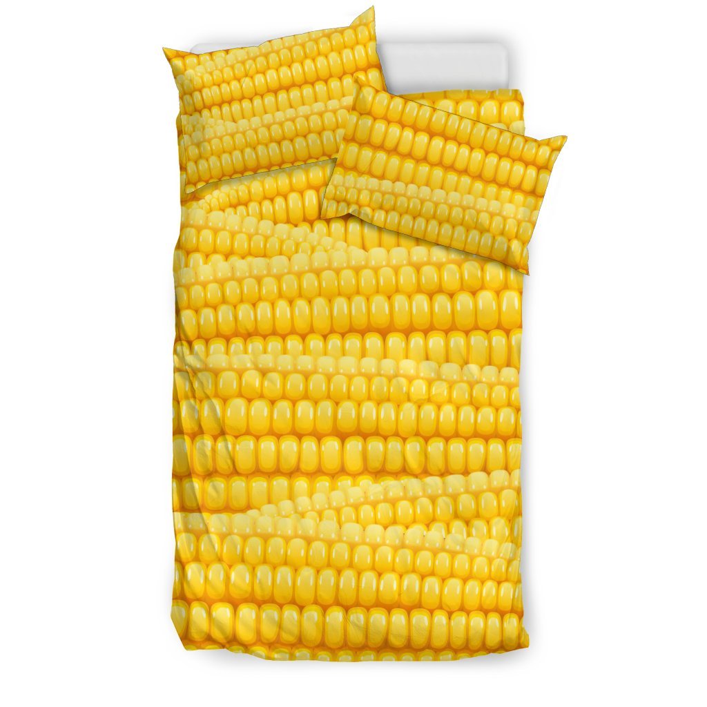Agricultural Corn Cob Pattern Duvet Cover Bedding Set