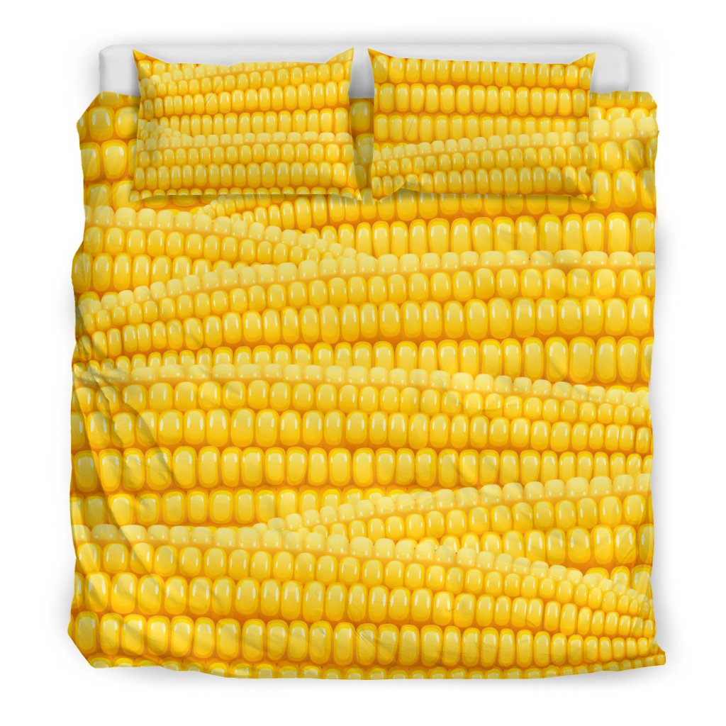 Agricultural Corn Cob Pattern Duvet Cover Bedding Set