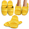 Agricultural Corn cob Pattern House Slippers