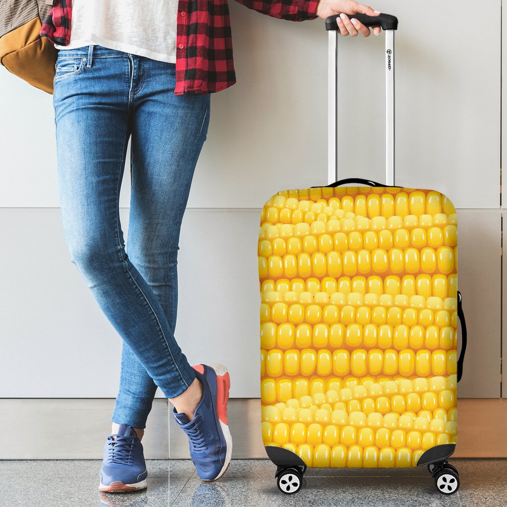 Agricultural Corn Cob Pattern Luggage Cover Protector