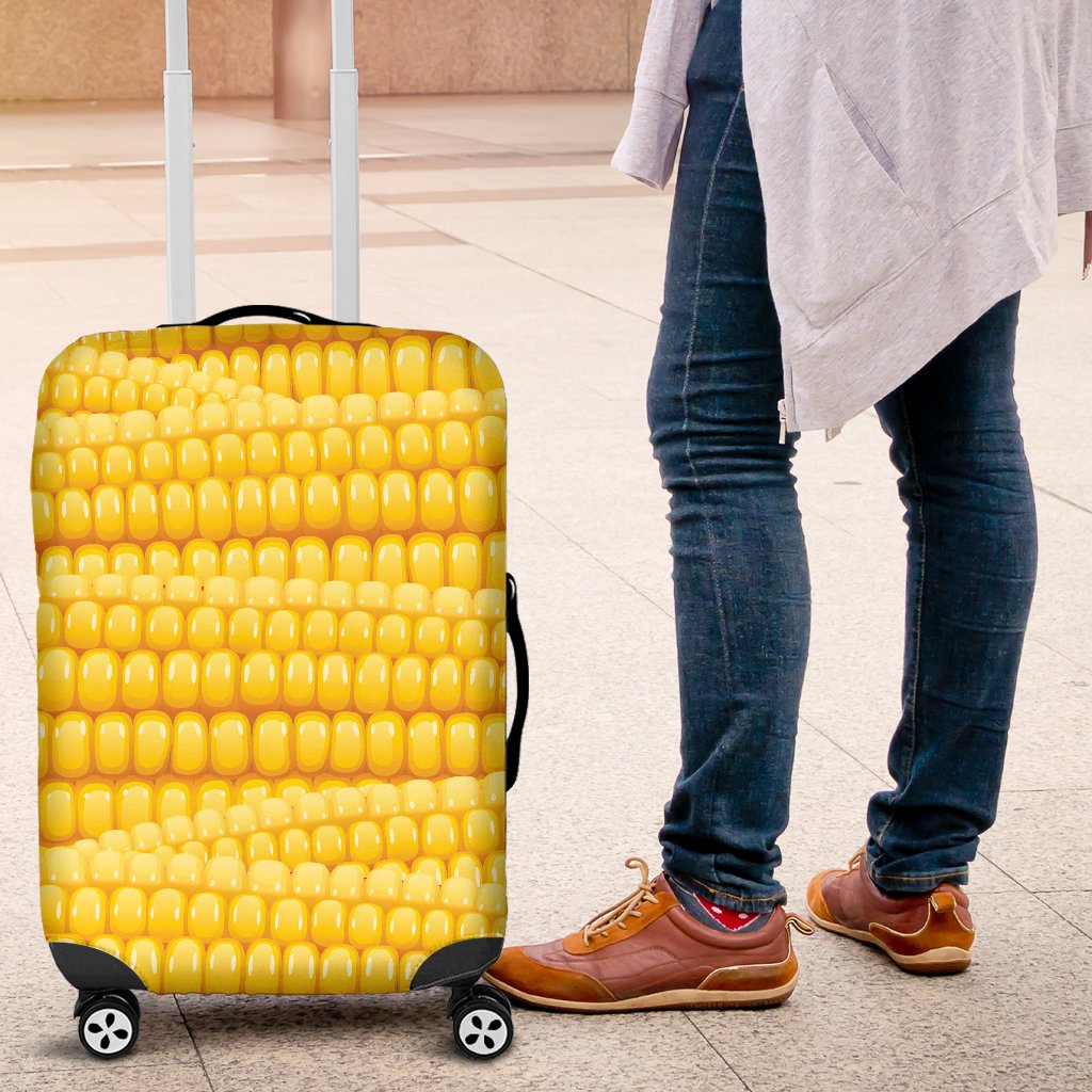 Agricultural Corn Cob Pattern Luggage Cover Protector