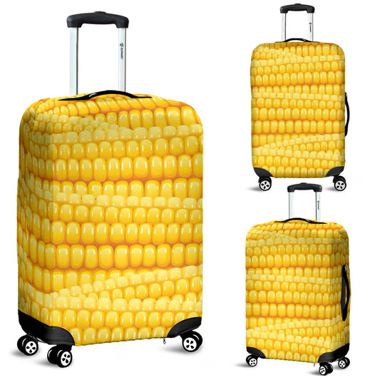 Agricultural Corn Cob Pattern Luggage Cover Protector