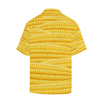 Agricultural Corn cob Pattern Men Aloha Hawaiian Shirt