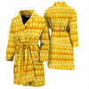 Agricultural Corn cob Pattern Men Bath Robe-JTAMIGO.COM