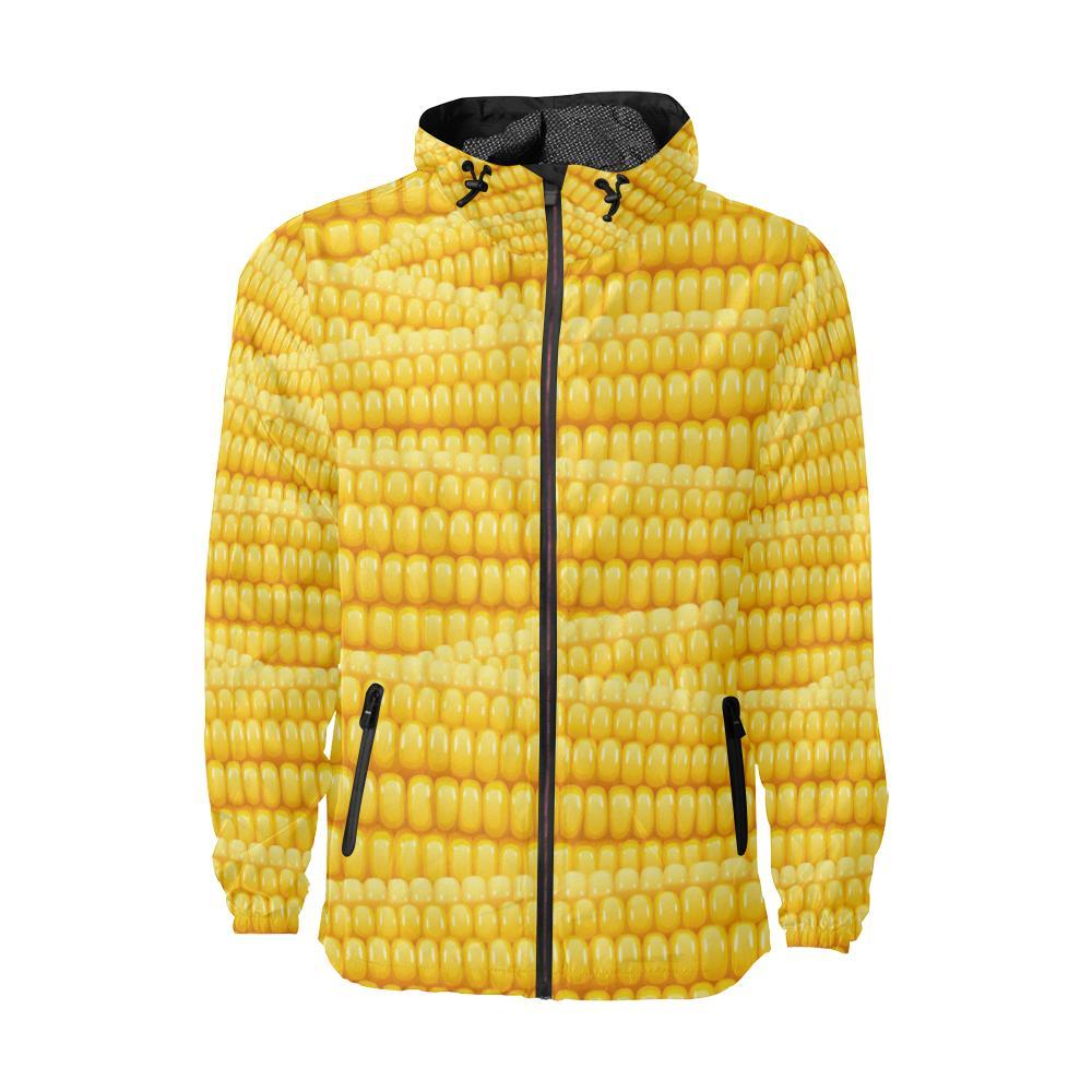 Agricultural Corn cob Pattern Men Windbreaker Jacket-JTAMIGO.COM