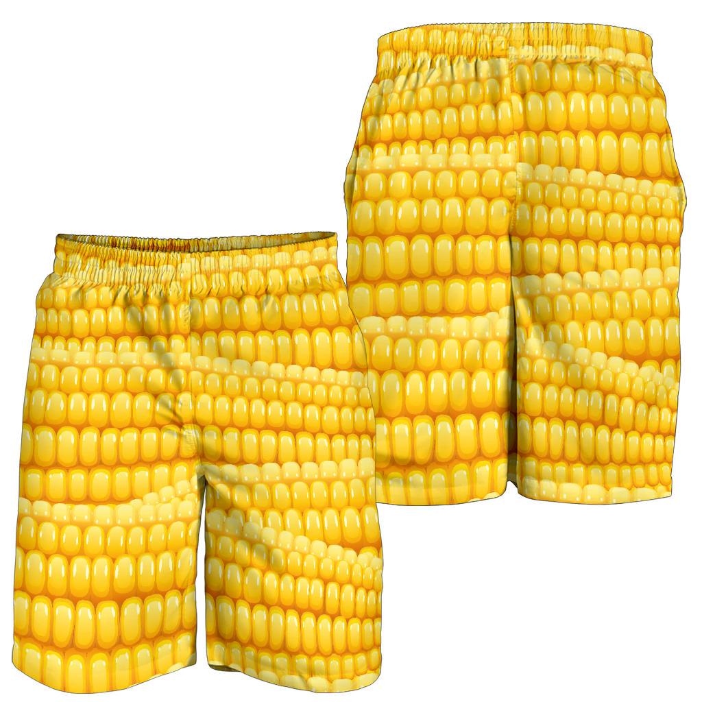 Agricultural Corn cob Pattern Mens Shorts-JTAMIGO.COM