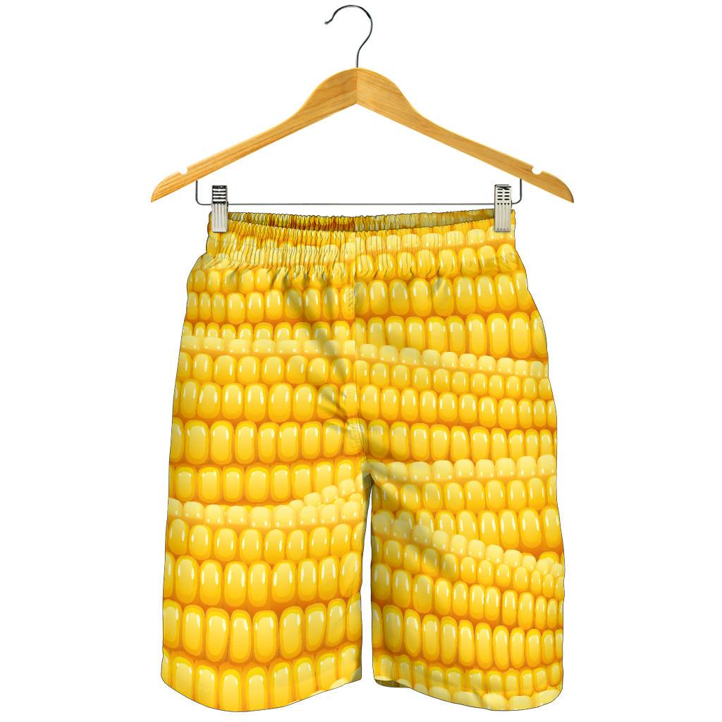 Agricultural Corn cob Pattern Mens Shorts-JTAMIGO.COM