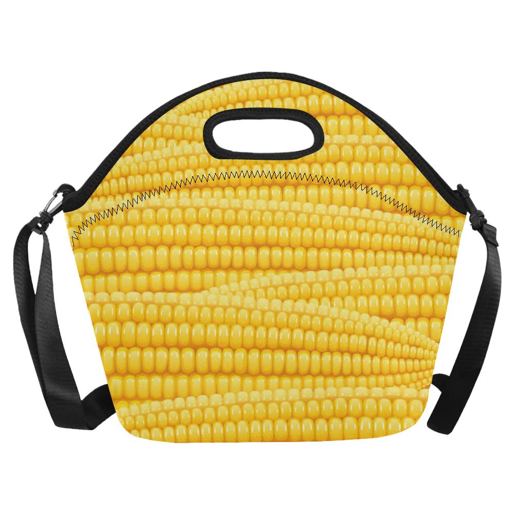 Agricultural Corn cob Pattern Neoprene Lunch Bag (Model 1669)(Large)-JTAMIGO.COM