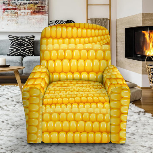 Agricultural Corn cob Pattern Single Sofa Slipcover -JTAMIGO.COM