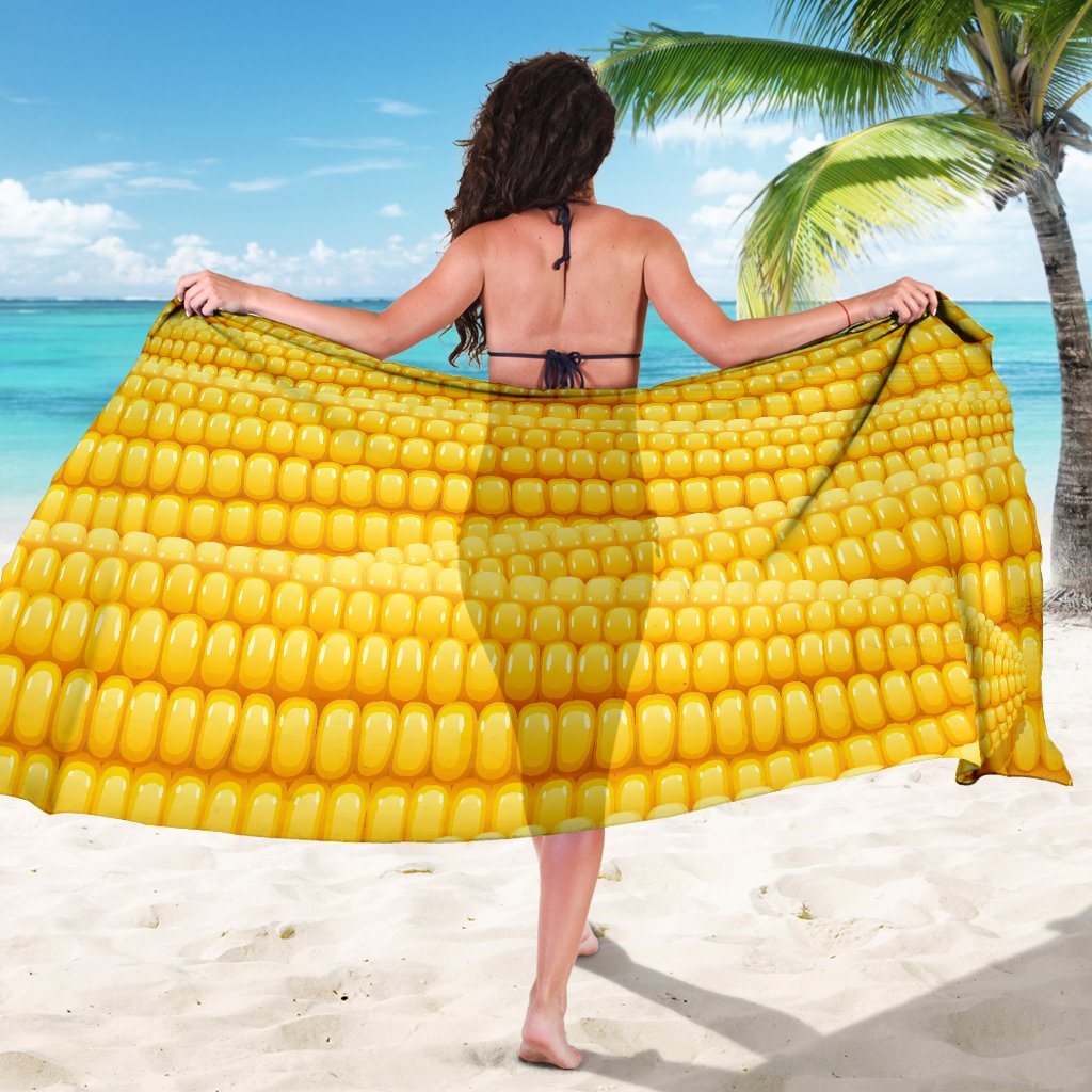 Agricultural Corn cob Pattern Sarong Pareo Wrap