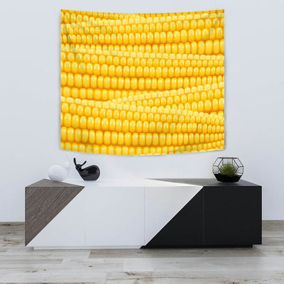 Agricultural Corn Cob Pattern Tapestry