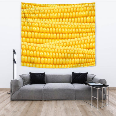 Agricultural Corn Cob Pattern Tapestry