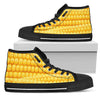 Agricultural Corn Cob Pattern Women High Top Shoes