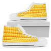 Agricultural Corn Cob Pattern Women High Top Shoes