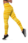 Agricultural Corn cob Pattern Women Leggings