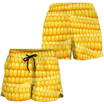 Agricultural Corn cob Pattern Women Shorts-JTAMIGO.COM