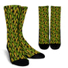 Agricultural Corn cob Print Crew Socks