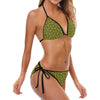 Agricultural Corn cob Print Custom Bikini Swimsuit (Model S01)