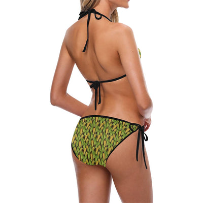 Agricultural Corn cob Print Custom Bikini Swimsuit (Model S01)