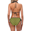 Agricultural Corn cob Print Custom Bikini Swimsuit (Model S01)