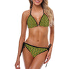 Agricultural Corn cob Print Custom Bikini Swimsuit (Model S01)