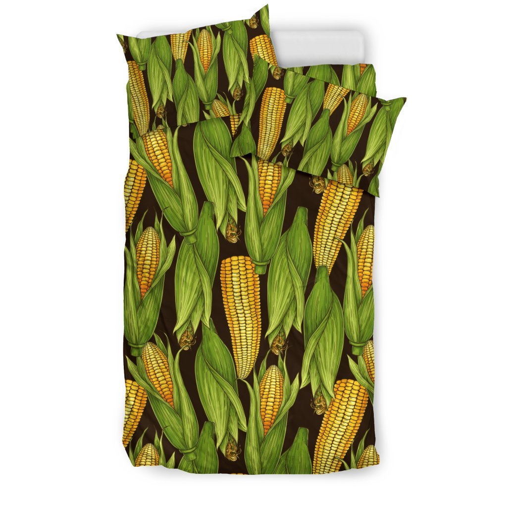 Agricultural Corn Cob Print Duvet Cover Bedding Set
