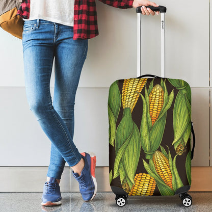 Agricultural Corn Cob Print Luggage Cover Protector