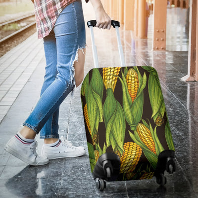 Agricultural Corn Cob Print Luggage Cover Protector