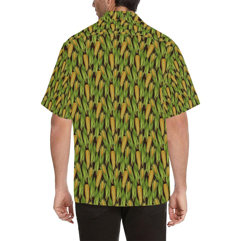 Agricultural Corn cob Print Men Aloha Hawaiian Shirt