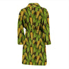 Agricultural Corn cob Print Men Bath Robe-JTAMIGO.COM