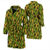 Agricultural Corn cob Print Men Bath Robe-JTAMIGO.COM