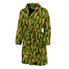 Agricultural Corn cob Print Men Bath Robe-JTAMIGO.COM