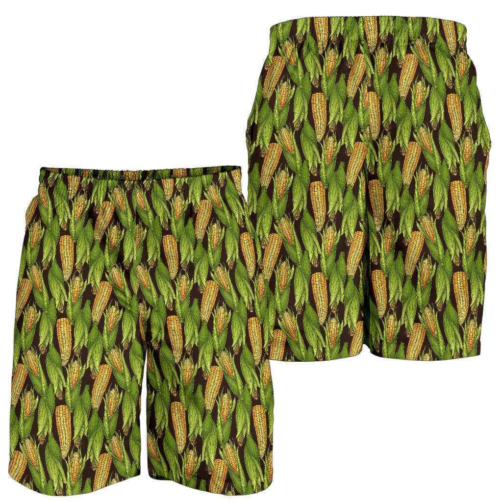 Agricultural Corn cob Print Mens Shorts-JTAMIGO.COM