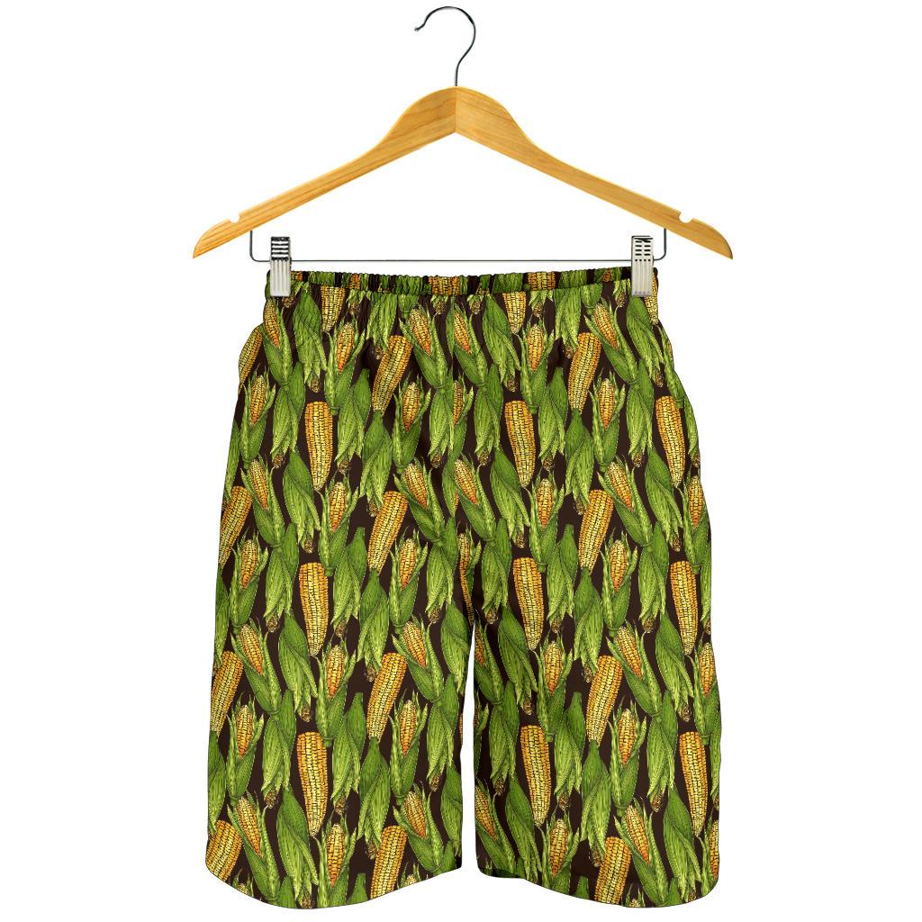 Agricultural Corn cob Print Mens Shorts-JTAMIGO.COM