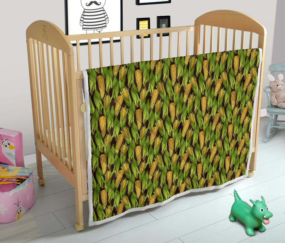 Agricultural Corn cob Print Premium Quilt-JTAMIGO.COM