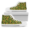 Agricultural Corn Cob Print Women High Top Shoes