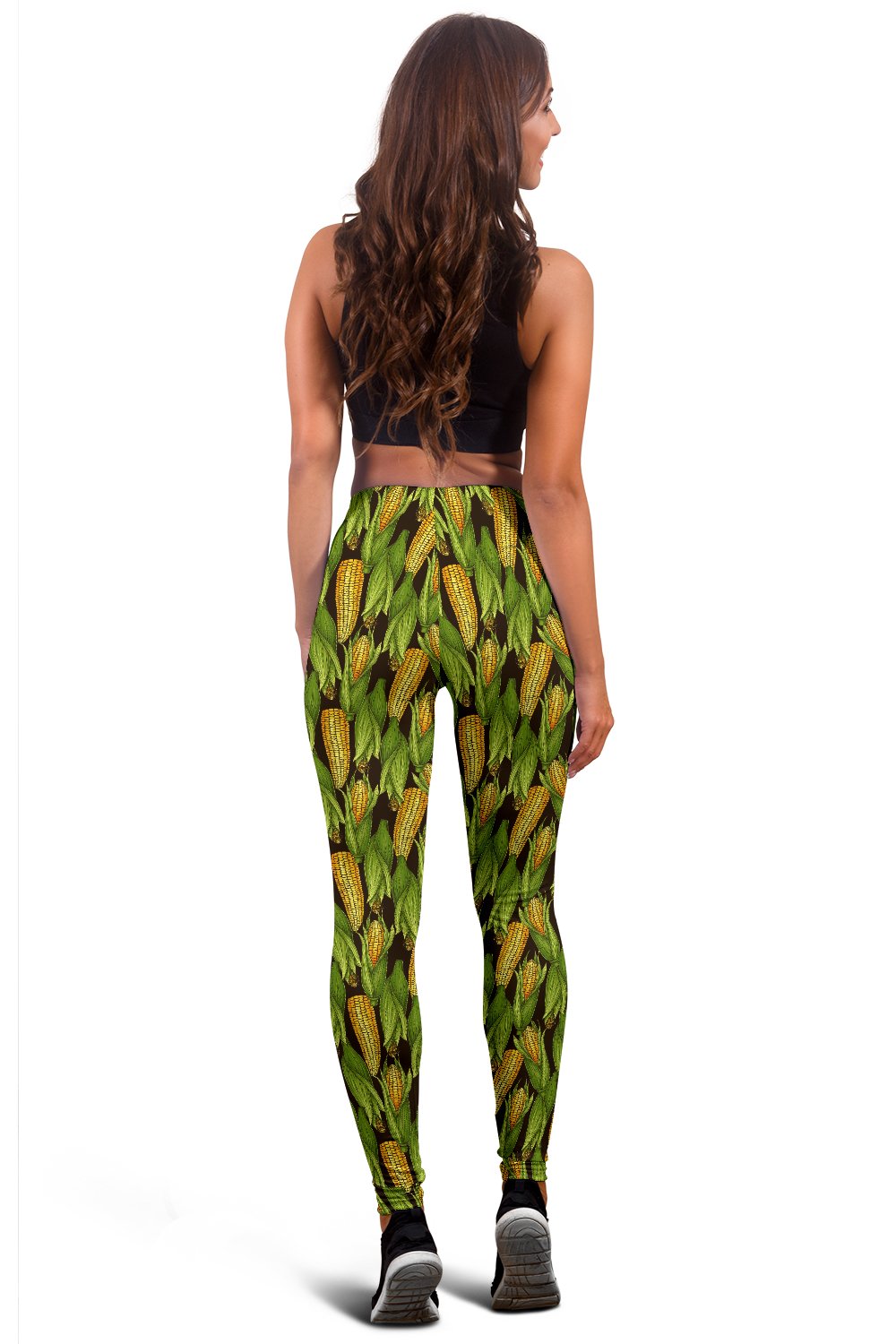Agricultural Corn cob Print Women Leggings