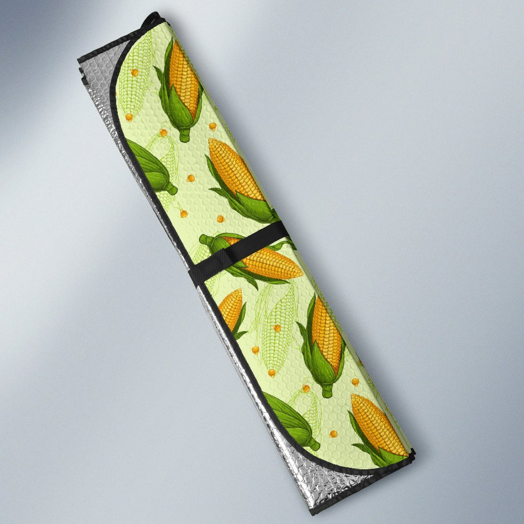 Agricultural Fresh Corn Cob Print Pattern Car Sun Shade For Windshield