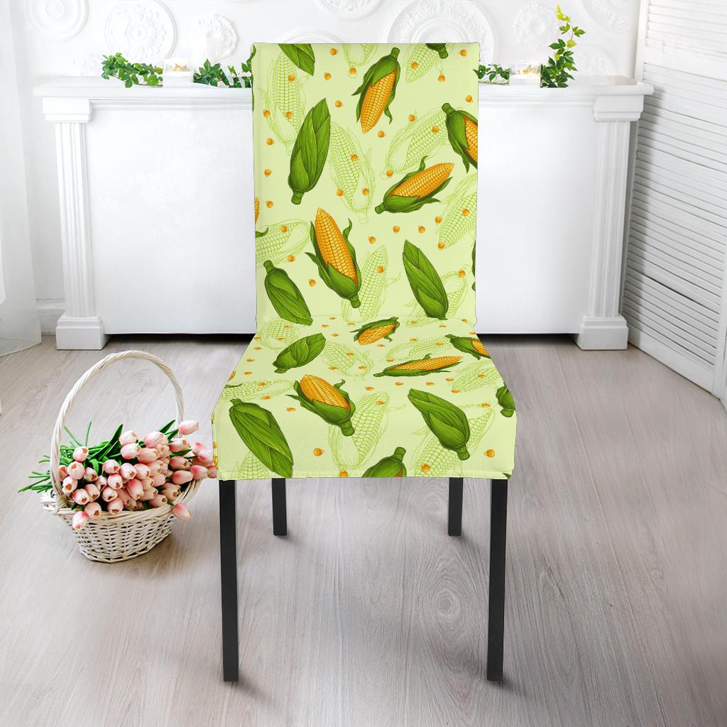 Agricultural Fresh Corn cob Print Pattern Dinning Chair Slipper-JTAMIGO.COM