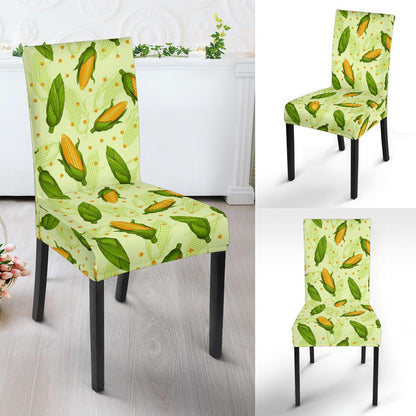 Agricultural Fresh Corn cob Print Pattern Dinning Chair Slipper-JTAMIGO.COM