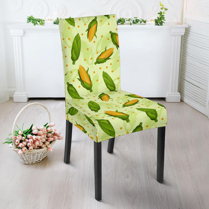 Agricultural Fresh Corn cob Print Pattern Dinning Chair Slipper-JTAMIGO.COM