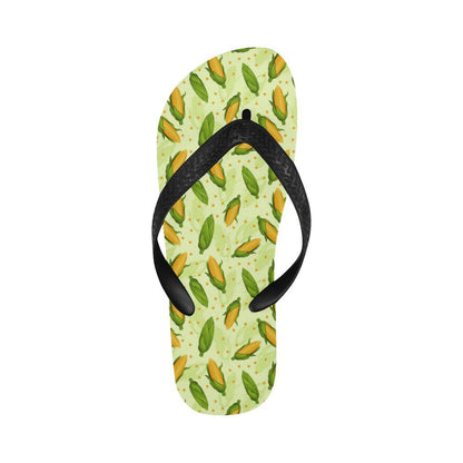 Agricultural Fresh Corn cob Print Pattern Flip Flops-JTAMIGO.COM