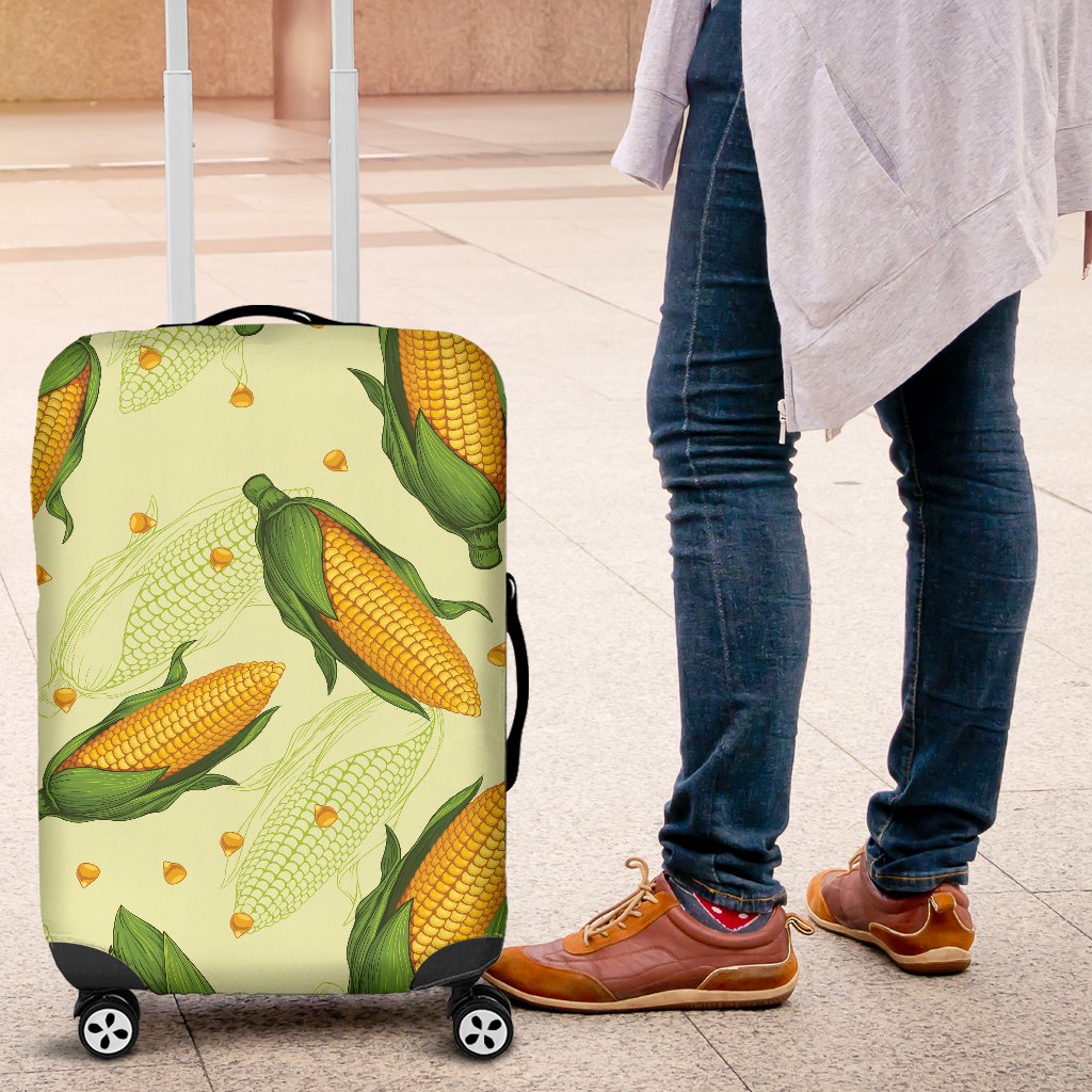 Agricultural Fresh Corn Cob Print Pattern Luggage Cover Protector