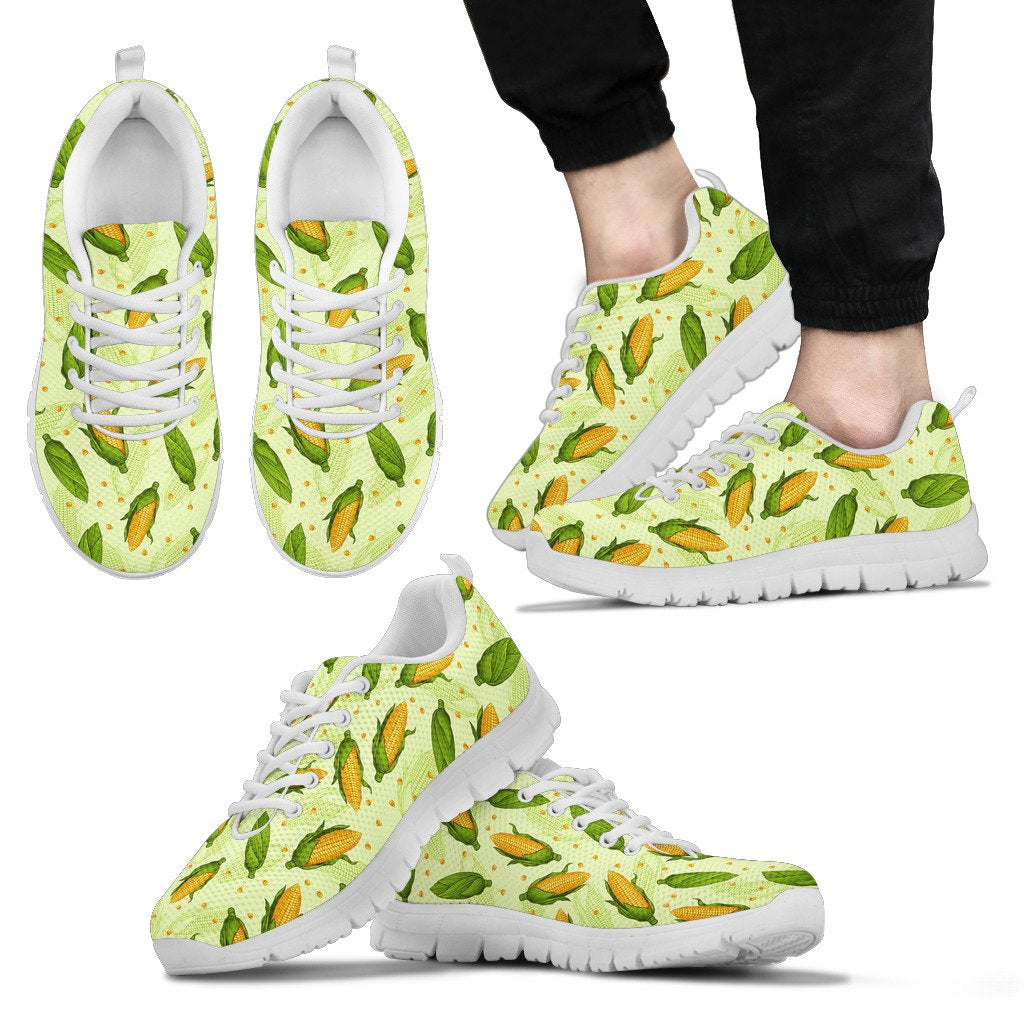 Agricultural Fresh Corn cob Print Pattern Men Sneakers Shoes