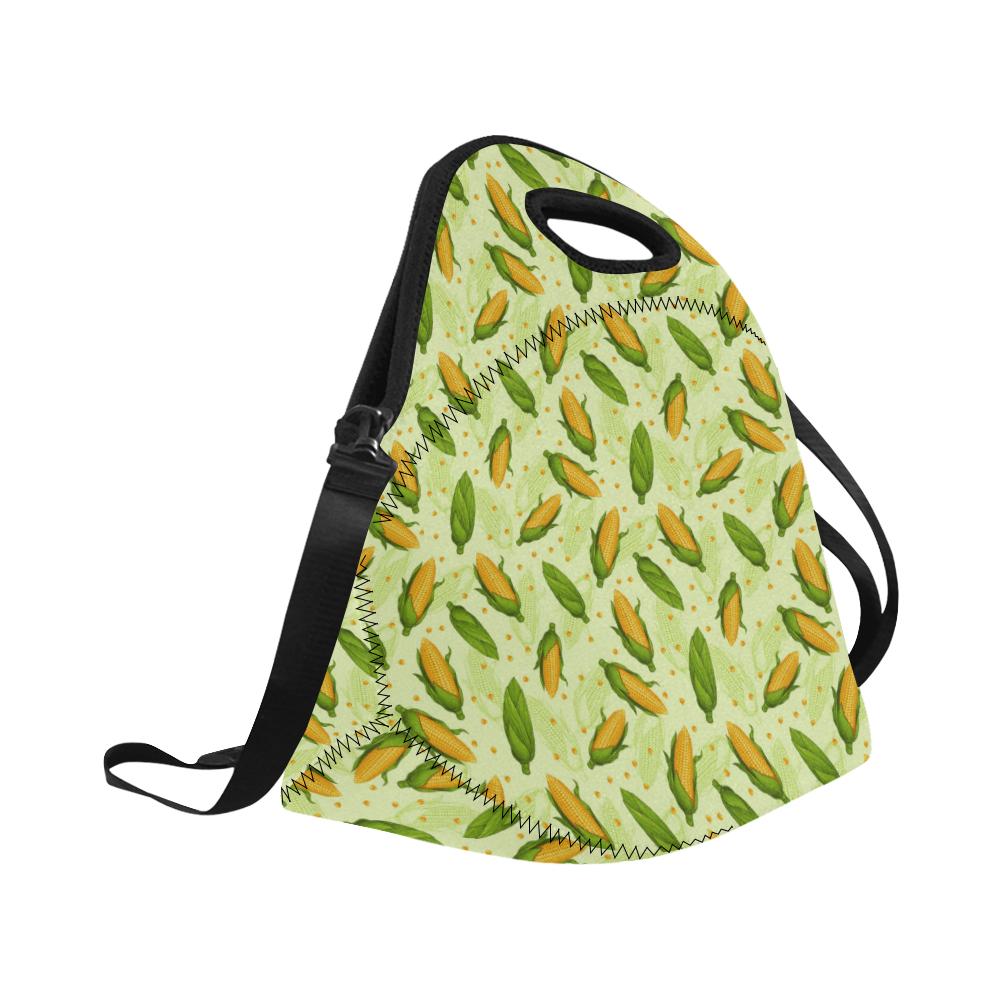 Agricultural Fresh Corn cob Print Pattern Neoprene Lunch Bag (Model 1669)(Large)-JTAMIGO.COM