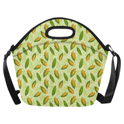 Agricultural Fresh Corn cob Print Pattern Neoprene Lunch Bag (Model 1669)(Large)-JTAMIGO.COM